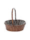 Wooden Decorative Basket 40x30x14cm Iliadis