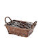 Wooden Decorative Basket 24x18x9cm Iliadis