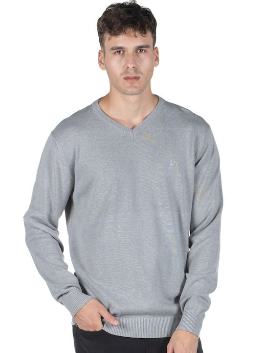 District75 Men's Long Sleeve Sweater Gray