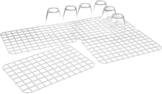 Hendi Plastic White Dish Drainer 31x21cm