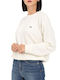 Lacoste Women's Long Sleeve Pullover Wool White