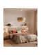 Megapap 0207394 Pendant Light Beige with Socket E27 30x15x70cm