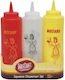 Tablecraft Set von 3 Flaschen für Soße mit einer Kapazität von 355ml