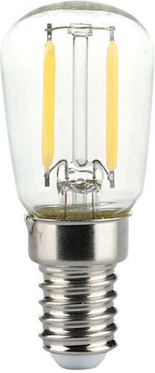V-TAC LED крушка 2W за фасунга E14 и форма ST26 Хладно бяло 200лм