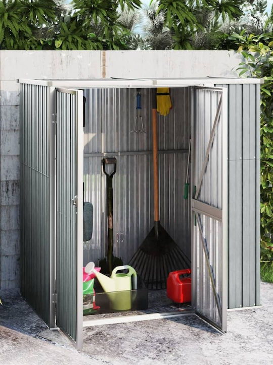 Metallische Gartenhaus Galvanisiert Grau M1.61xB0.89xH1.61m