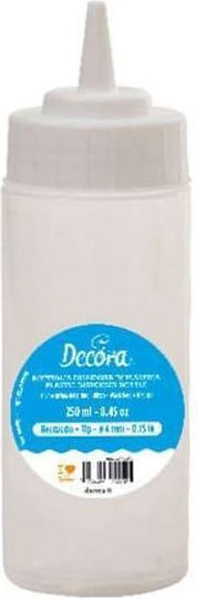 Decora Durchsichtige Flasche für Soße mit einer Kapazität von 250ml