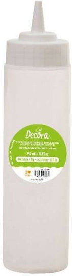 Decora Durchsichtige Flasche für Soße mit einer Kapazität von 350ml