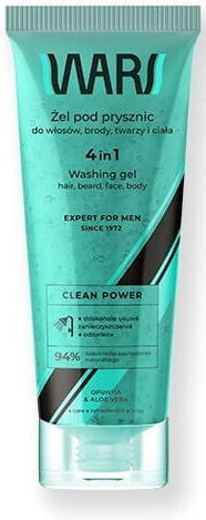Miraculum Wars Expert 4in1 Clean Power Bubble Bath Gel for Men Moisturizing 300ml