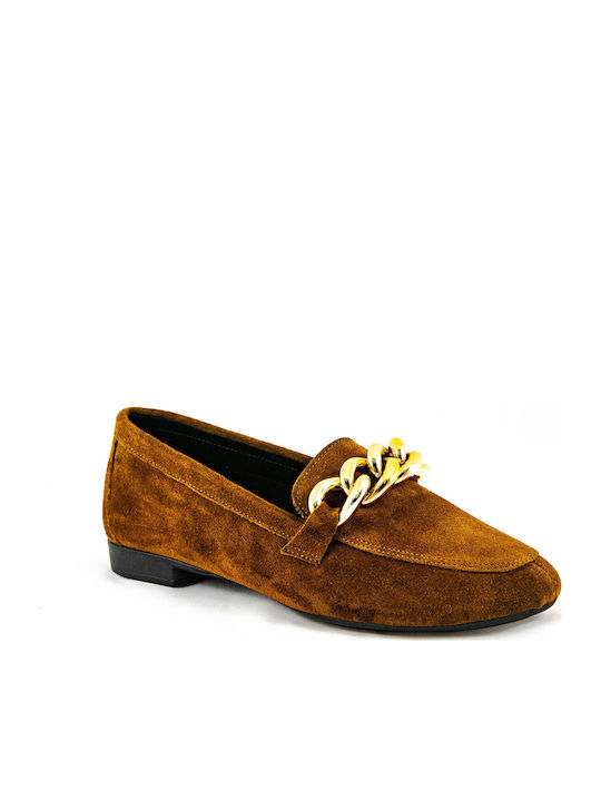 Women's Loafers in Brown Color