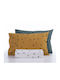 Nef-Nef Homeware Duvet Cover Set Cotton Single with Pillowcase 170x240 Friday 031517 Ecru / Mustard / Petrol