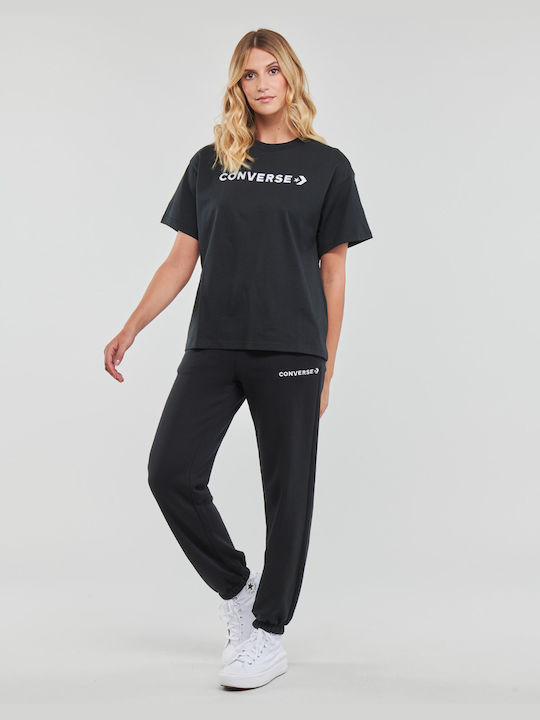 Converse Damen T-shirt Schwarz