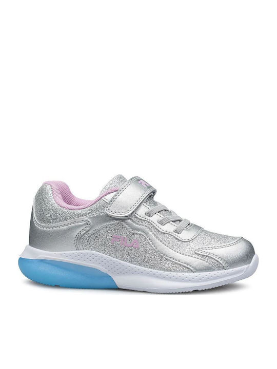 Memory Spectrolite Kids Sneakers with Scratch Silver