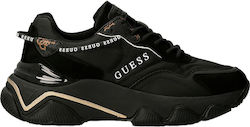 Guess Micola Femei Chunky Sneakers Negre