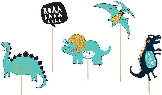 Dinosaur Toothpicks for Party 5 Pieces