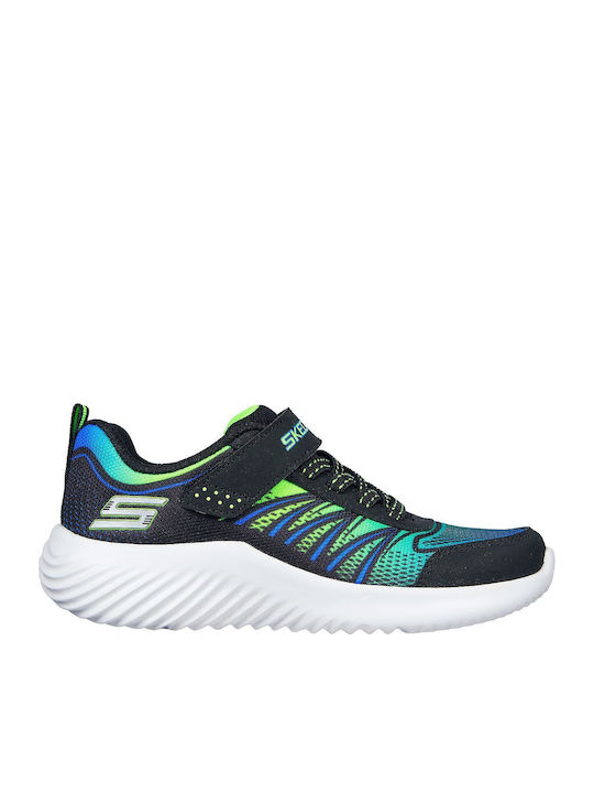 Skechers Bounder Kids Sneakers with Scratch Black