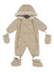 Mayoral Ecofriends Baby Bodysuit for Going Out Long-Sleeved Beige