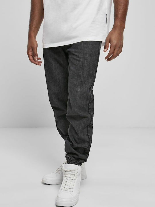 Southpole Ανδρικό Παντελόνι Τζιν Loose Fit Acid Washed Black
