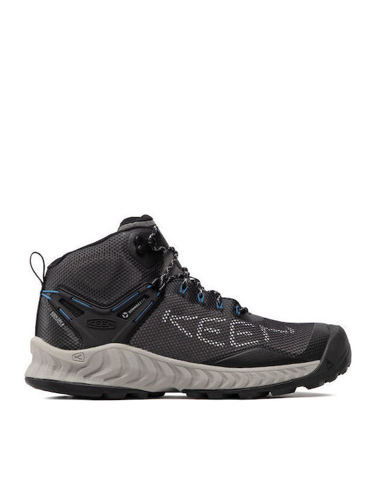 Keen Nxis Evo Mid Männer Wanderschuhe Schwarz
