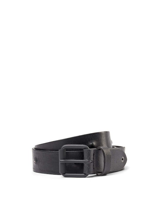 GABBA MEN'S LEATHER OKAY POINT BELT P5862 BLACK