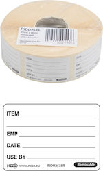 1000 Self-Adhesive Label Rolls for Label Printer 25x38mm 1pcs