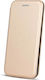 Senso Oval Stand Book Synthetic Leather Gold (Galaxy A03)