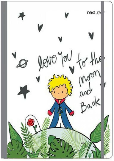 Next Тетрадки На райета A4 80 Листа 2 Теми Trends Little Prince Flexi с ластик Многоцветен 3бр