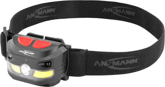 Ansmann Rechargeable Headlamp LED with Maximum Brightness 250lm HD250RS Black