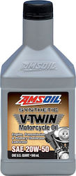 Amsoil Sintetic Ulei de motocicletă pentru motoare în patru timpi 20W-50 946ml