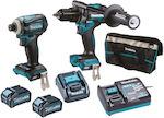 Makita Set Bohrschrauber & Schlagschraubendreher 40V mit 2 Batterien 4Ah