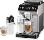 De'Longhi Eletta Explore Mașină automată de cafea espresso 1450W Presiune 19bar pentru cappuccino cu râșniță Argint