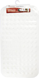 Viosarp Bathtub Mat with Suction Cups White 38x70cm