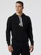 New Balance Men's Sweatshirt with Hood and Pockets Black