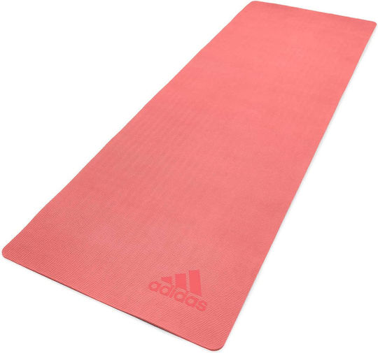 adidas Premium Klappbare Trainingsmatte Yoga Glow Rosa (176x61x0,5cm)