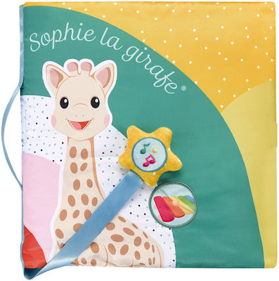 Sophie La Girafe Activity Book Σόφι Βιβλίο Δραστηριότητων "Αγγίζω & Παίζω" made of Fabric with Sounds for 3++ Months