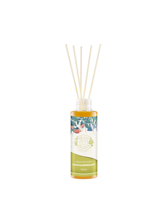 We Luv Aromas Diffuser with Fragrance Lemon & Pepermint 806-0019 100ml