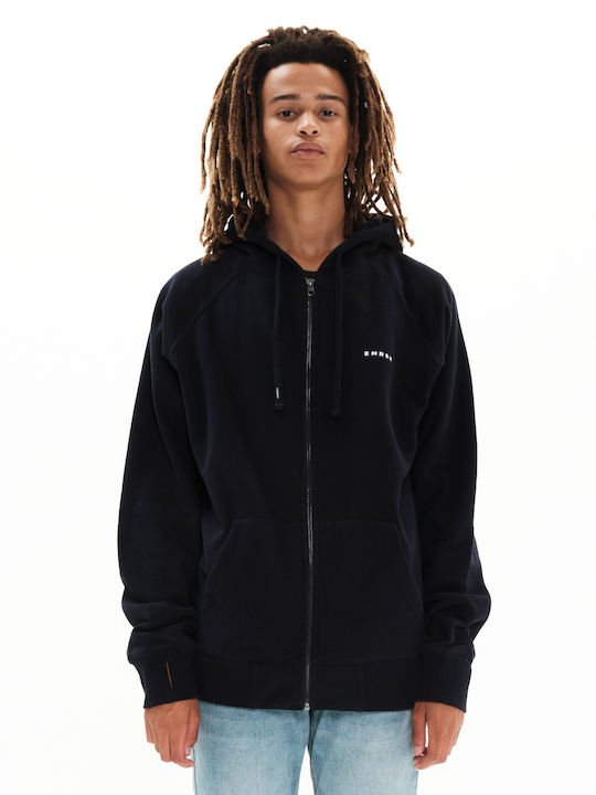 Emerson Cardigan With Hood Navy Blue