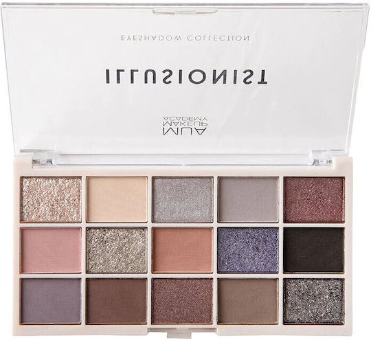 MUA Illusionist Palette mit Lidschatten in Gepresster Form 12gr
