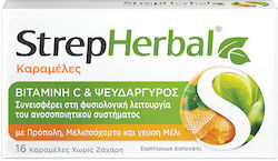 Reckitt StrepHerbal Honey Lozenges 16 Pieces