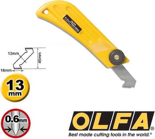 Olfa Cuțit pliant cu Plastic Corp și Lățime Lamă 13mm