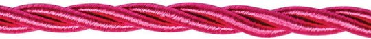 VK Lighting Υφασμάτινο Καλώδιο 3x0.75mm² σε Φούξια Χρώμα 1m 47143-072654