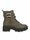 Stiefeletten Damen Khaki