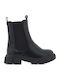 Leather Kids Boots Black