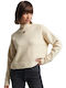 Superdry Women's Long Sleeve Sweater Turtleneck Ecru
