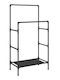Songmics Κρεμάστρα Δαπέδου από Μέταλλο Μαύρη 83x45x157cm