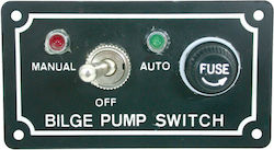 Sail Marine Boat Switch with Panels Bilge Pump Panel 83x63mm