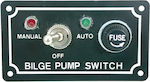 Sail Marine Boat Switch with Panels Bilge Pump Panel 83x63mm