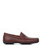 Δερμάτινα Ανδρικά Loafers Brandy