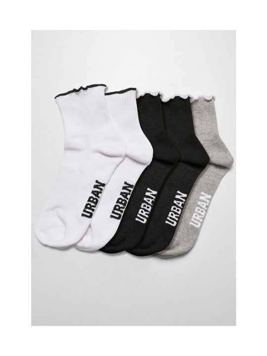 Urban Classics Classics Damen Einfarbige Socken Mehrfarbig 4Pack