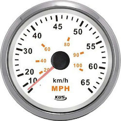 Eval Boat Mileometer 04514-INWStainless Steel 35MPH Speedometer