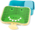 Skip Hop Zoo Κροκόδειλος Πλαστικό Παιδικό Δοχείο Φαγητού 0.7lt Πολύχρωμο